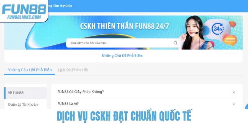 Dịch vụ CSKH đạt chuẩn quốc tế